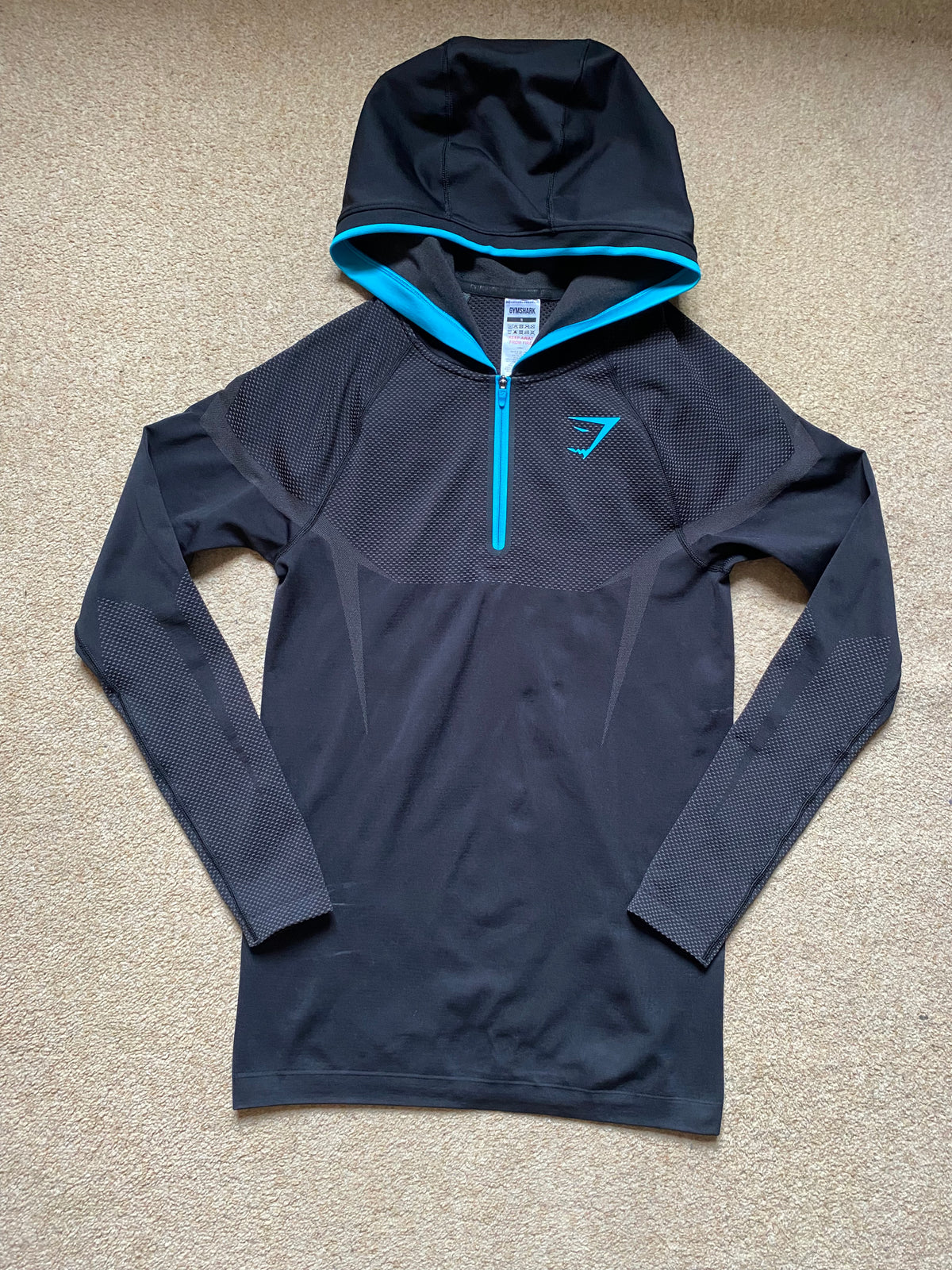 OG Gymshark Onyx V5 Hoodie Blue