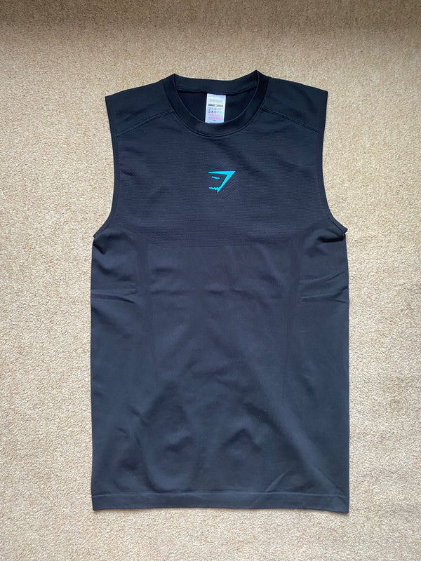 OG Gymshark Onyx V5 Tank Vest Midnight