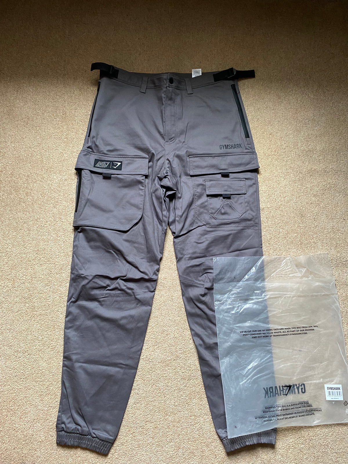 OG Gymshark X David Laid Cargos