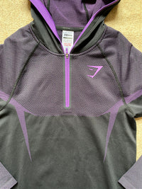 OG Gymshark Onyx V5 Hoodie Purple - Image 2