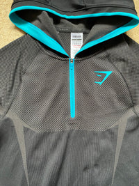 OG Gymshark Onyx V5 Hoodie Blue - Image 3