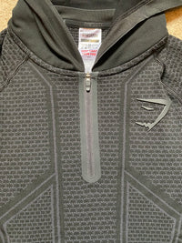 OG Gymshark Onyx V1 2026 Black Hoodie - Image 2