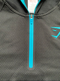 OG Gymshark Onyx V5 Hoodie Blue - Image 3