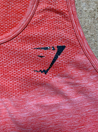 OG Gymshark Avant Seamless Tank Red - Image 2
