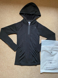 OG Gymshark Onyx V1 2026 Black Hoodie - Image 1