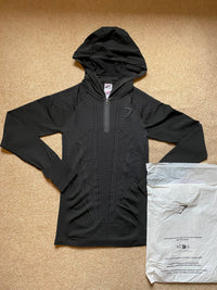 OG Gymshark Onyx V1 2026 Black Hoodie - Image 1