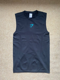 OG Gymshark Onyx V5 Tank Vest Midnight - Image 1